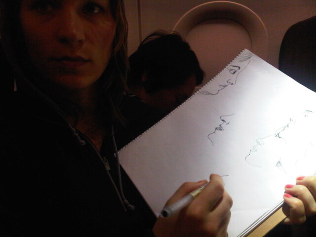 Drawing profiles on the plane from Bangkok to HK
