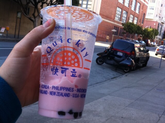 Oops another watermelon bubble tea on my walk home!