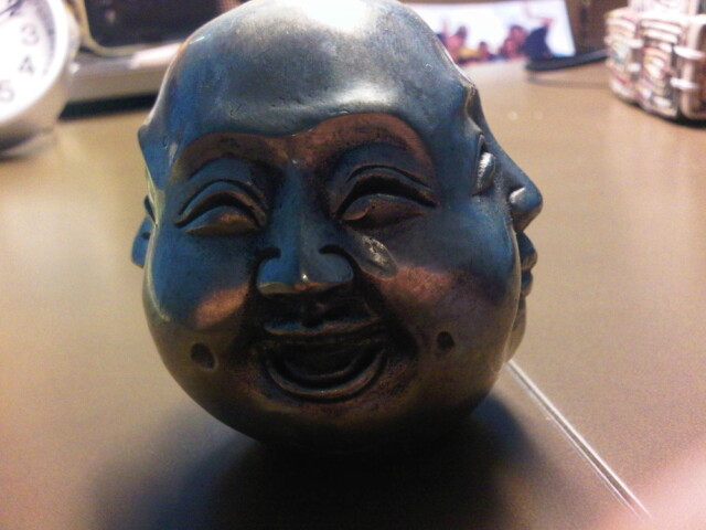 Happy buddha says hi