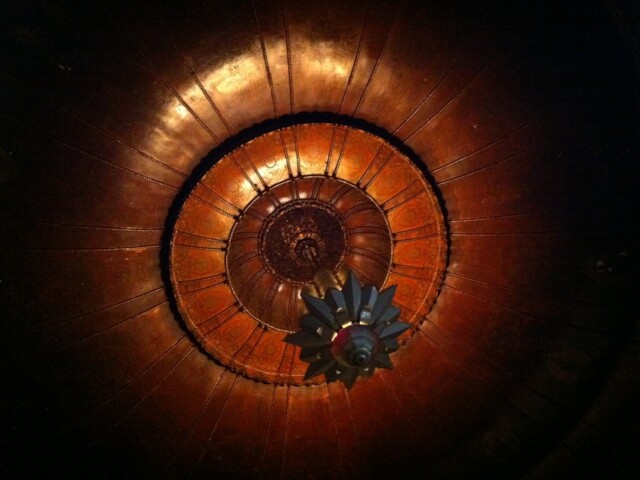 Ceiling of Castro theatre. At the silent film festival.