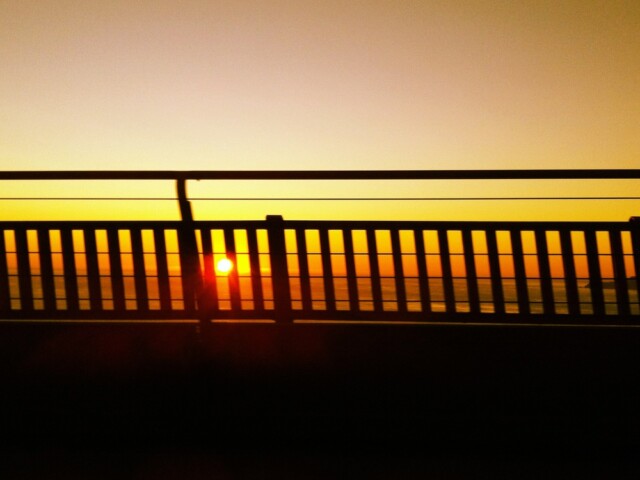 Driving back over the golden gate