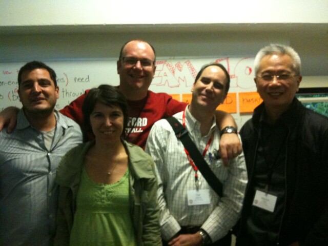 This is the team I’m teaching this week – Khashy, Anne, Jamie, Ted, Mitchell