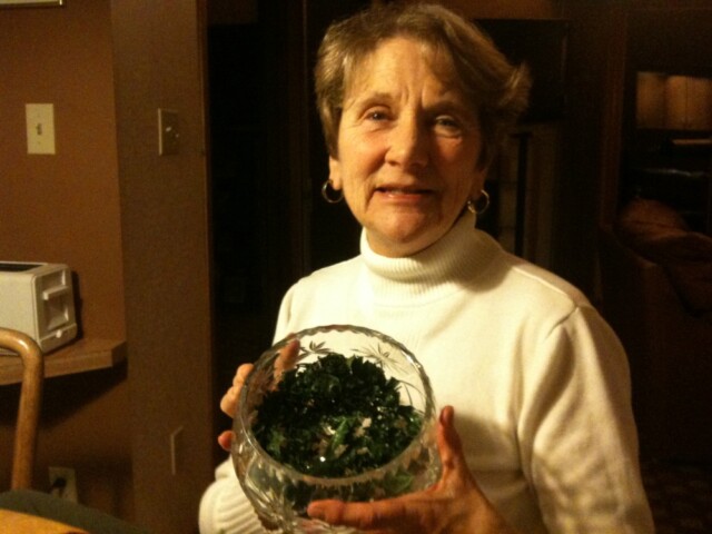 Judy’s first kale chips