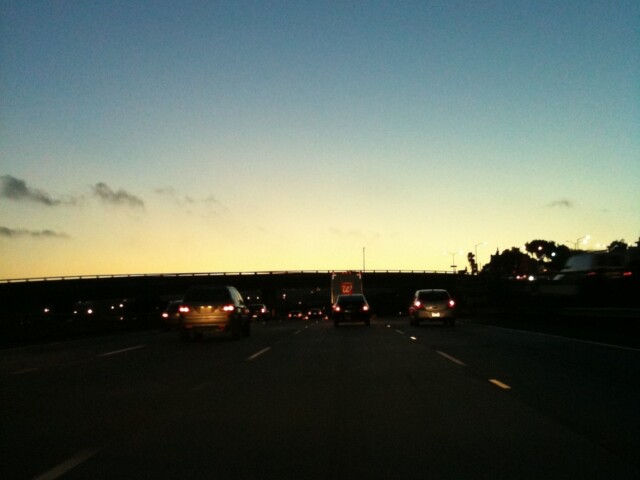 Driving home from sf