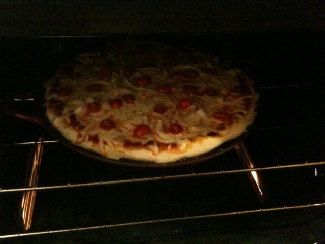 Pizza cookin!