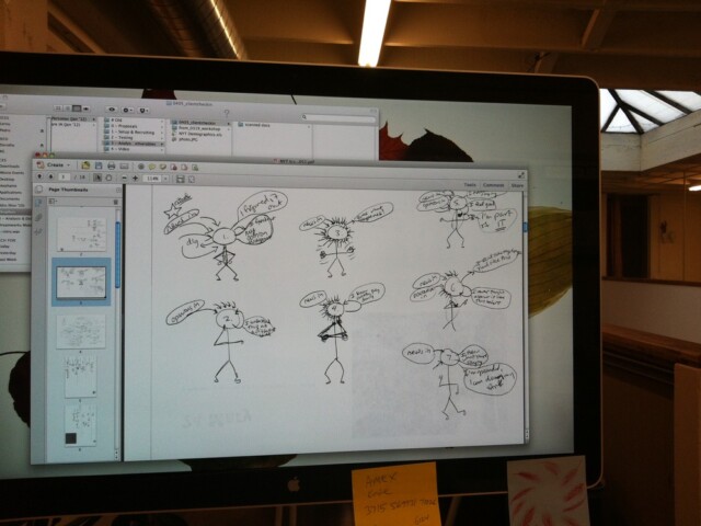 Personas drawings for nyt