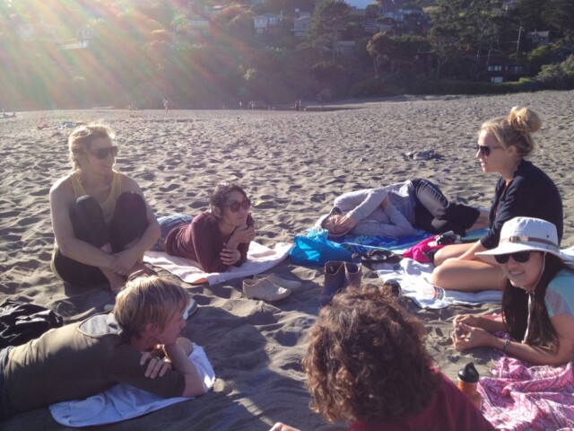 At Muir beach for Stephie’s bachelorette !