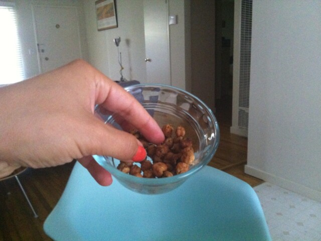 Chickpea snack at kik Ty chez