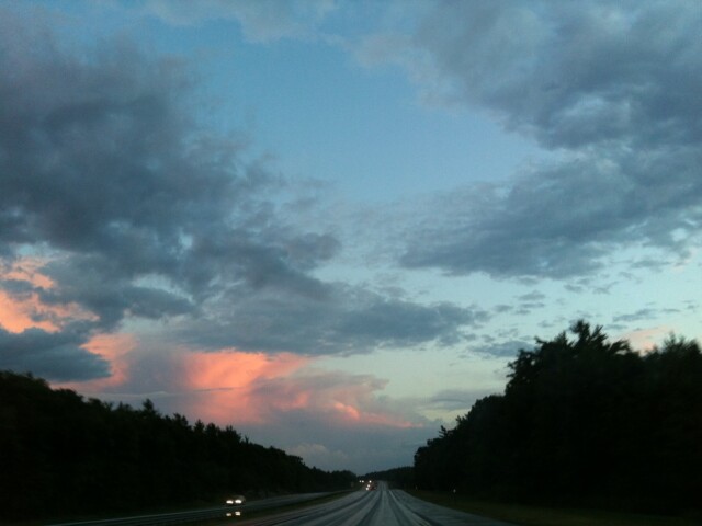 Drive back from Maine