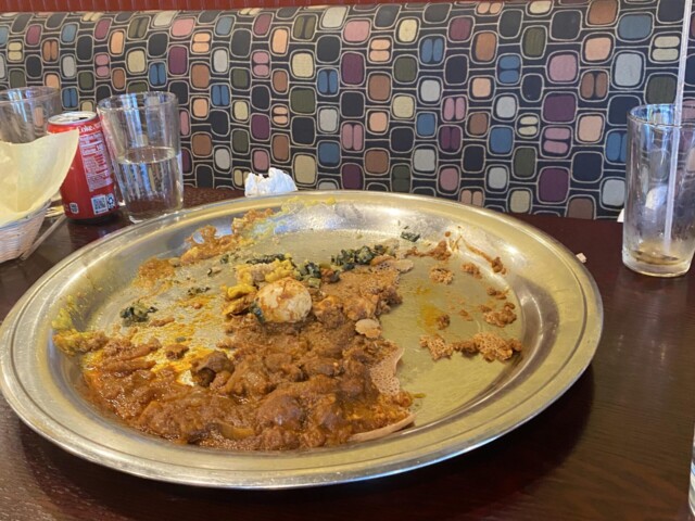 The end of the injera